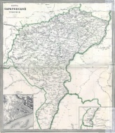 Карта Саратовской губернии 1871 г.