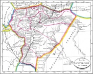 Карта Саратовской губернии 1830 г.