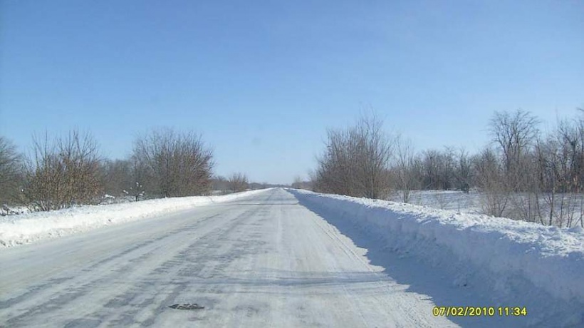 Зимняя дорога в село Чкалово