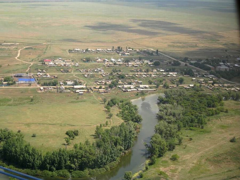 Село Чкалово с высоты птичьего полета