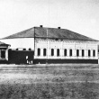 Warenburg Klockenturm und Schule