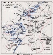 Карта диалектов материнских колоний