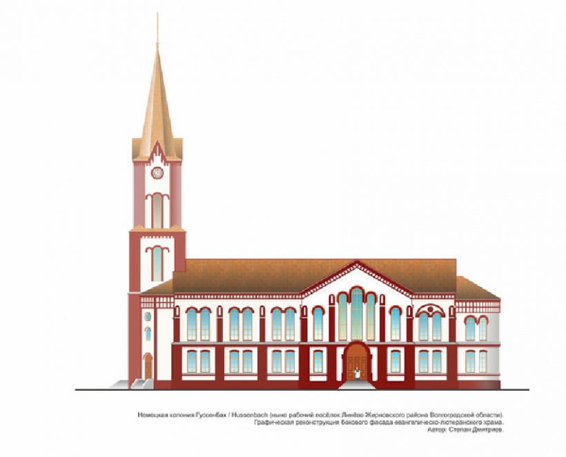 Hussenbach Kirche Plan